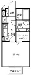 パルフラットMの物件間取画像